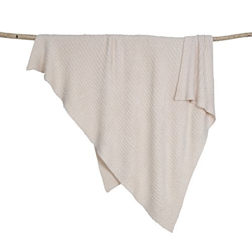 Barefoot Dreams Kids Unisex CozyChic Lite Ribbed Baby Blanket Pink One Size
