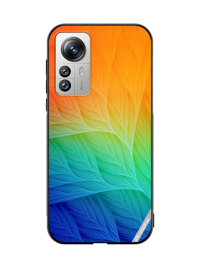 VR CREATIVE Protective Case Cover For Xiaomi 12 Pro Cute Layers Design Multicolour - Image 1