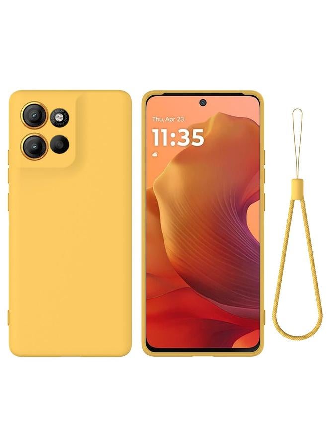 S-TOP Case For Motorola Moto G15 Power Pure Color Liquid Silicone Shockproof Phone Case - Image 1