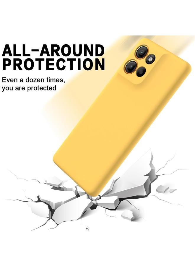 S-TOP Case For Motorola Moto G15 Power Pure Color Liquid Silicone Shockproof Phone Case - Image 5