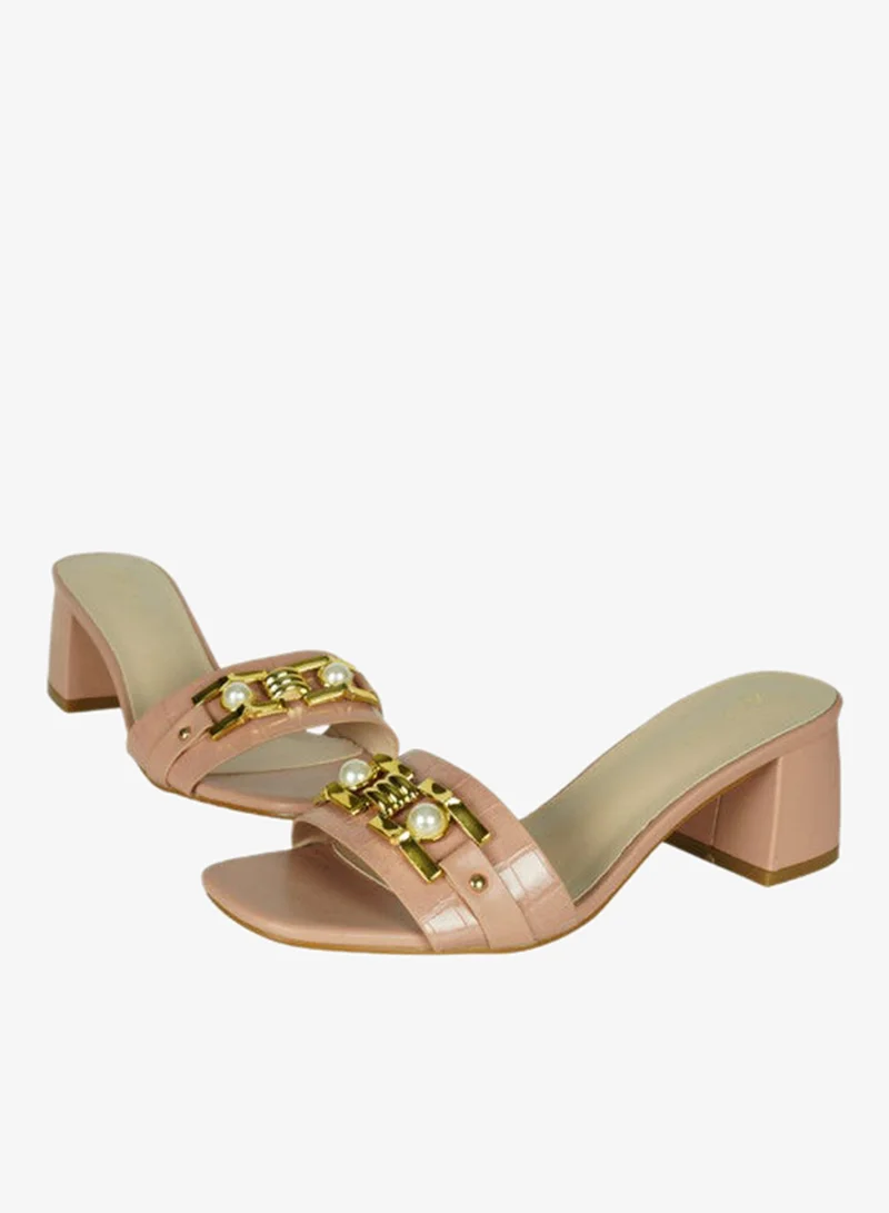 ZAYNA 221-87 Zayna Ladies Block Heel Slip on 15C8453-8