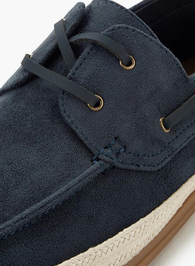 Peppermint Men Lace-Up Espadrille Boat Shoes - Image 4