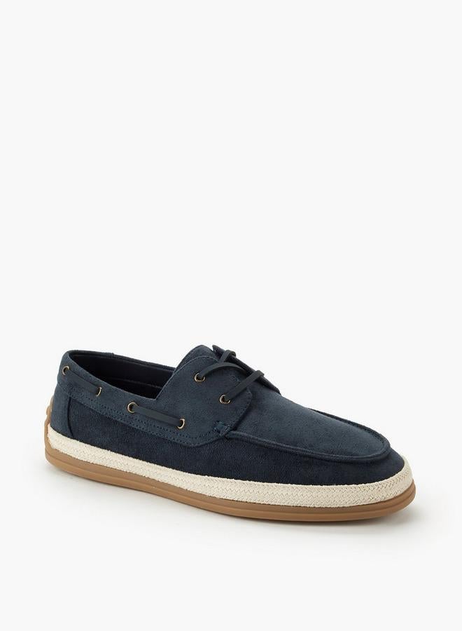 Peppermint Men Lace-Up Espadrille Boat Shoes - Image 2