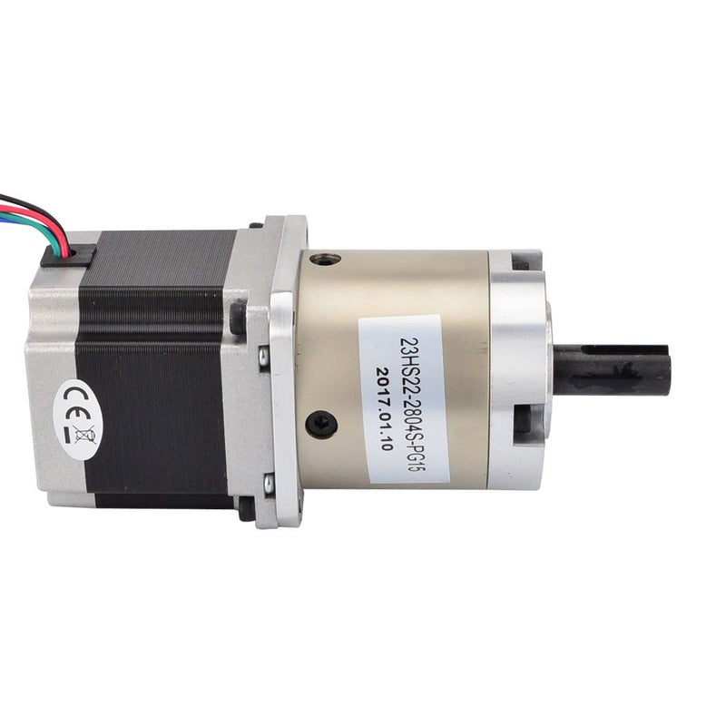 STEPPERONLINE 15:1 Planetary Gearbox Nema 23 Stepper Motor 2.8A for DIY CNC Mill Lathe Router - Image 4