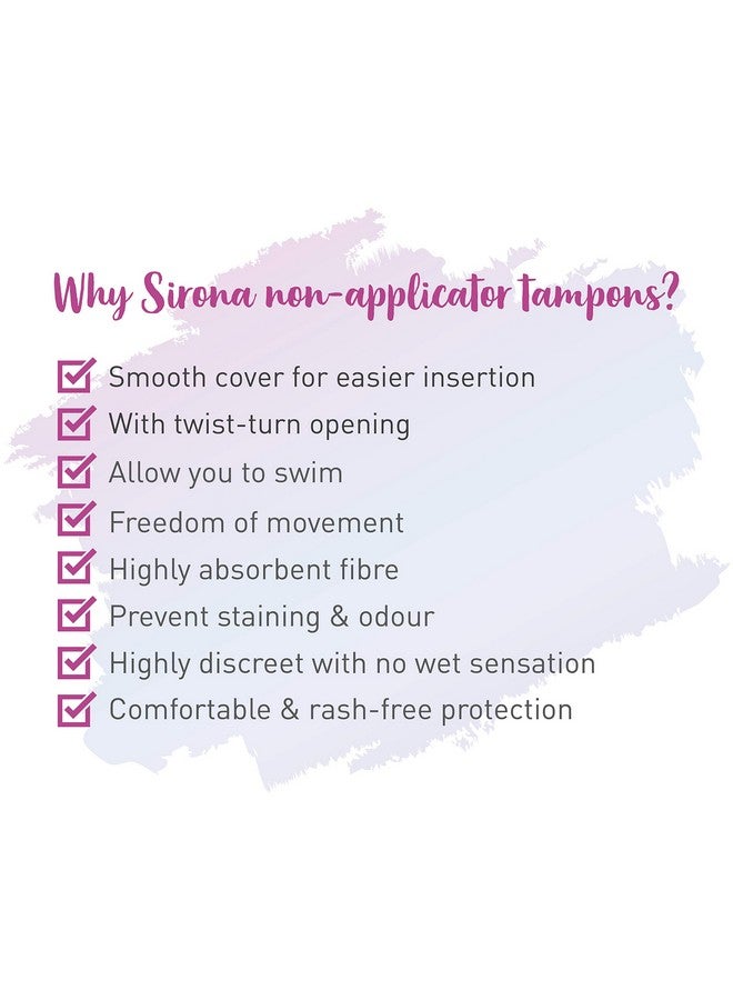 Sirona Period Made Easy Tampons - 20 Piece (Pack Of 2) | For Medium & Regular Flow | Biodegradable Tampons | Fda Approved - Image 4