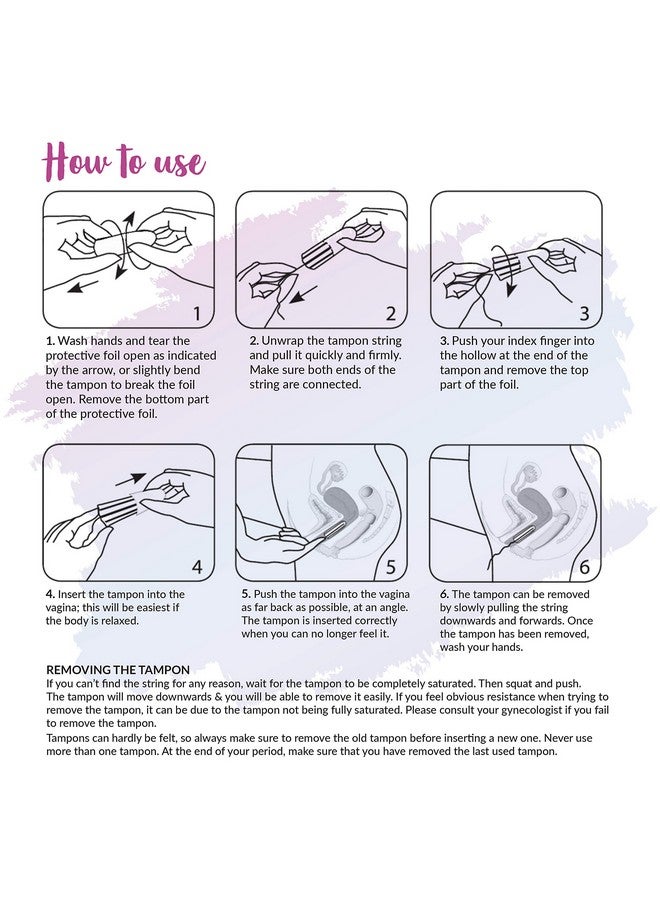 Sirona Period Made Easy Tampons - 20 Piece (Pack Of 2) | For Medium & Regular Flow | Biodegradable Tampons | Fda Approved - Image 3