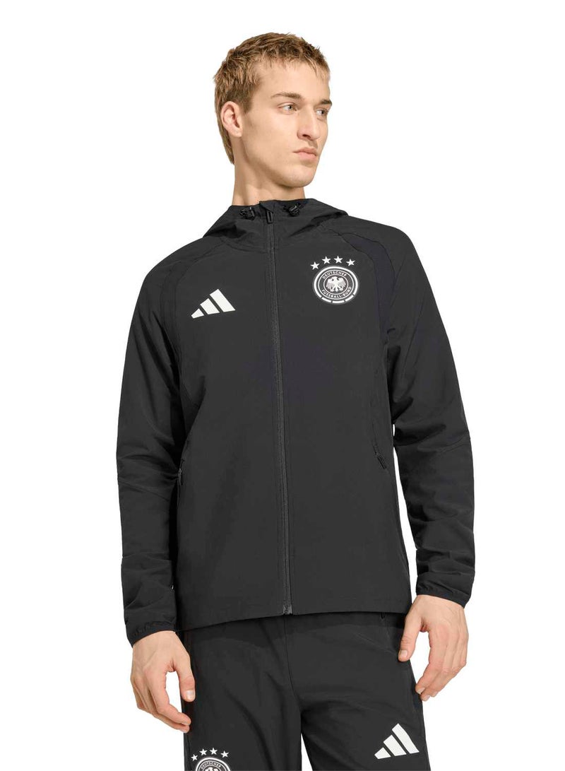 Adidas Germany Tiro Travel Full Zip Windbreaker - Image 1