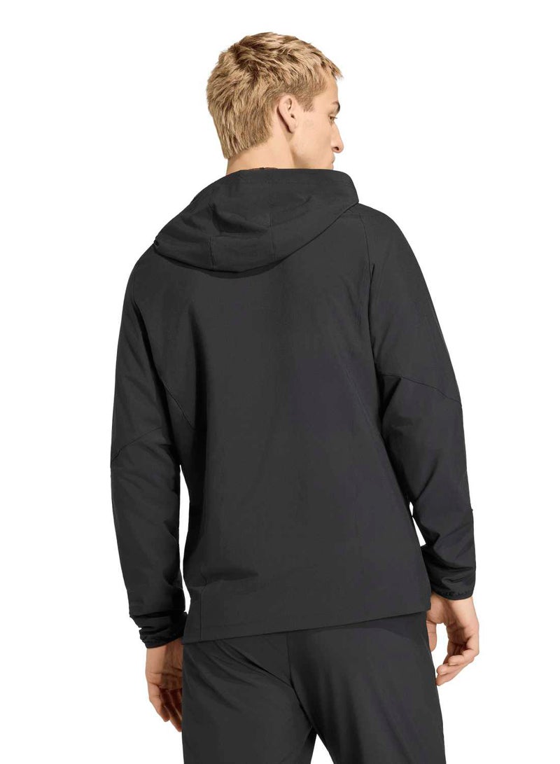 Adidas Germany Tiro Travel Full Zip Windbreaker - Image 2