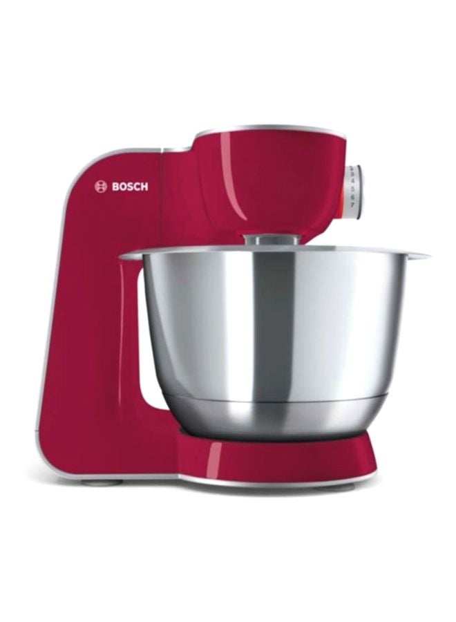 بوش خلاط طعام كيتشن ماشين 4 L 1000 W MUM58420 شفاف/ أحمر/ أبيض/ فضي - Image 2