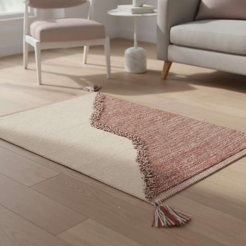 Pan Home Kinley Cotton Dhurrie with Tassel 90x150cm - Terra Orange - 251CTI9900028 - Image 3