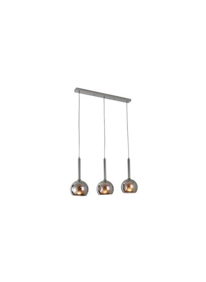 Meshkati Modern Design Aluminum and Glass Pendant Light Set Silver 30cm YD-A2067-3  - Image 3