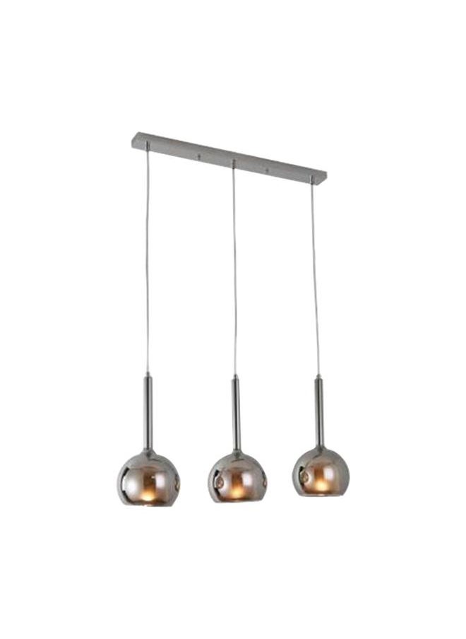 Meshkati Modern Design Aluminum and Glass Pendant Light Set Silver 30cm YD-A2067-3  - Image 2