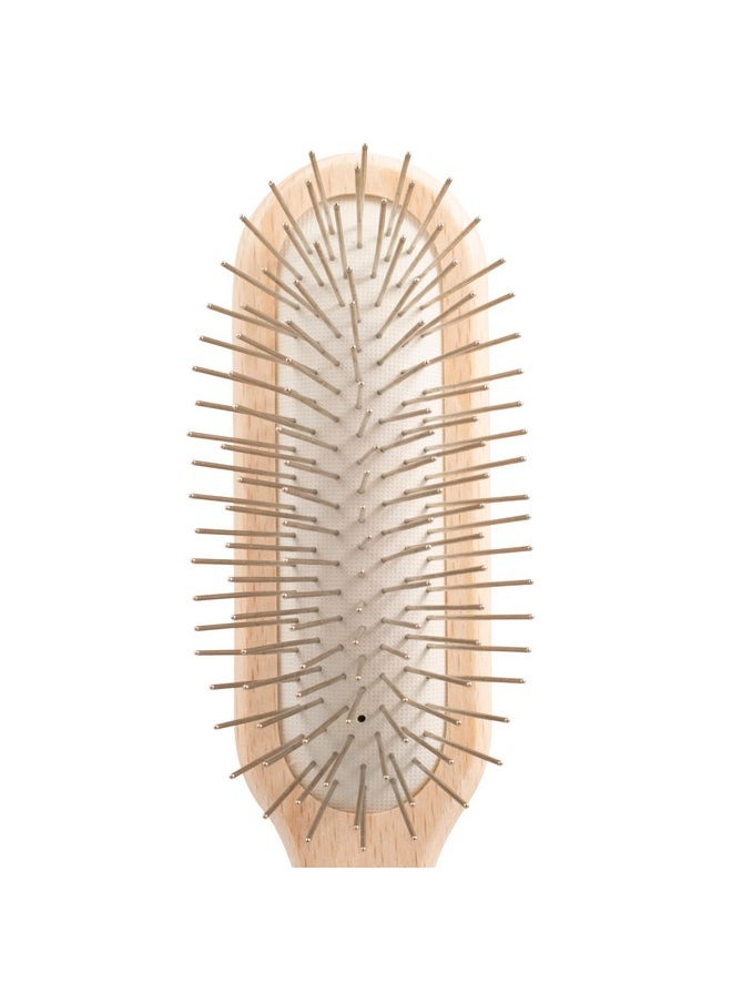 Chris Christensen Chris Christensen 27 mm Oblong Pin Dog Brush, Original Series, Groom Like a Professional, Stainless Steel Pins, Lightweight Beech Wood Body, Ground and Polished Tips  - Image 2