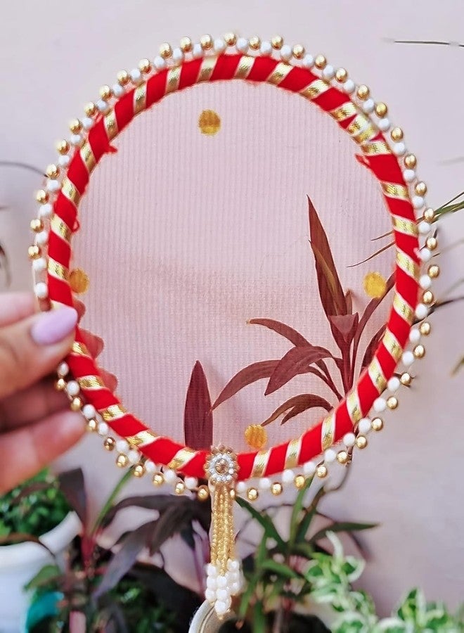 DECORATIVE BUCKETS: KARWA CHAUTH THALI Set | KARWA CHAUTH Kalash| Combo of 10 | Traditional Pooja THALI | Indian Handmade Decorative Plate |KARWACHAUTH Bangles Mehndi| KARWACHAUTH CHANNI (MDF) - Image 5