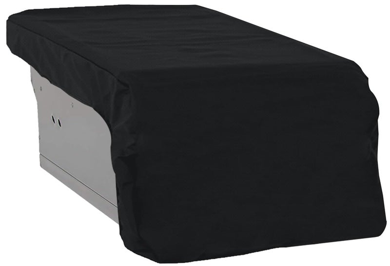 Covers & All Built in Grill Side Burner Cover, 12 oz PVC Polyester Grill Cover for Outdoor Grill, UV & Water Resistant with Elastic Hem, Perfect for Indoor & Outdoor (14â€ W x 24â€ D x 12â€ H, Black) - Image 1