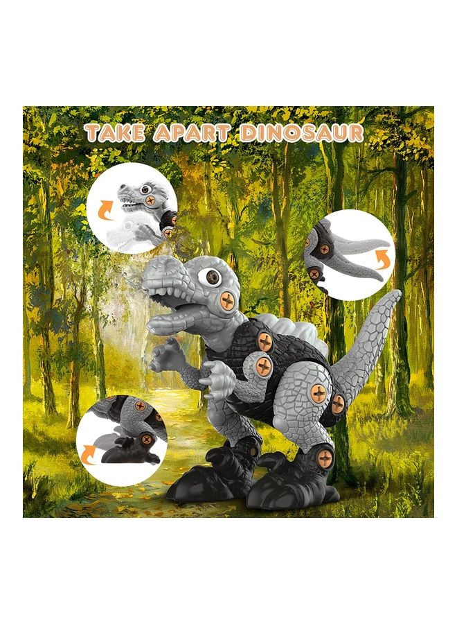 نيبمينينت 4-Pieces Electric Drill Construction Dinosaur Toys Set 30x16cm - Image 5