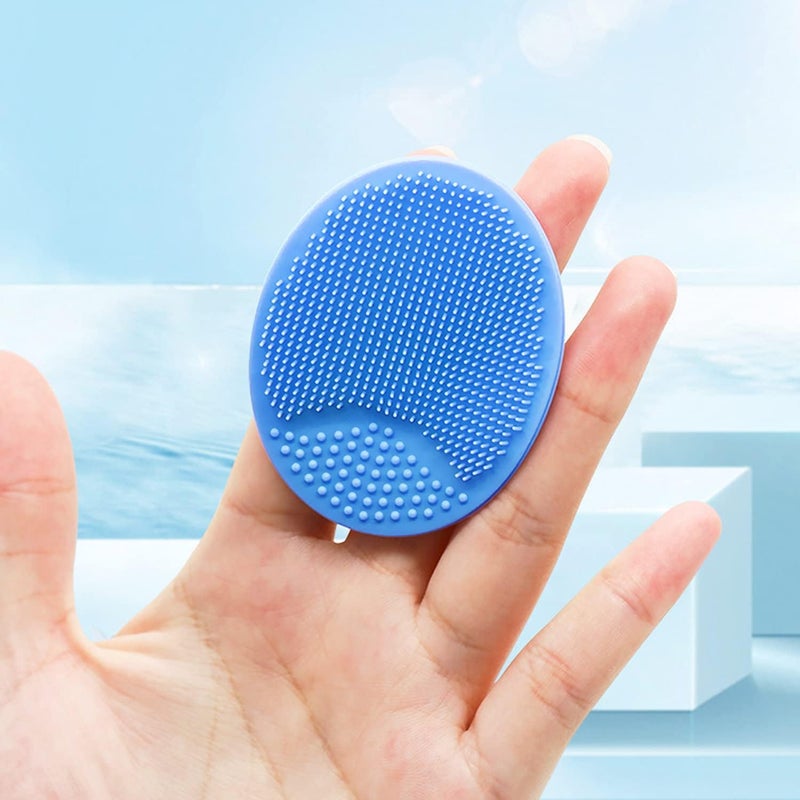 MR LION Silicone Face Scrubber and Exfoliator Brush - Facial Cleansing Brush for Blackhead, Acne, Pore, Cradle Cap - Deep Cleaning Skin Care 4 Pack - Image 4
