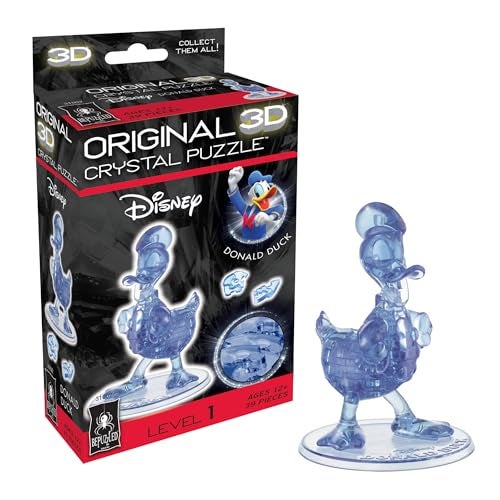 BePuzzled, Disney Donald Duck Original 3D Crystal Puzzle, Perfect for Puzzlers Ages 12 and Up, Challenging to Complete and Beautiful to Display, Collect Them All - Image 1