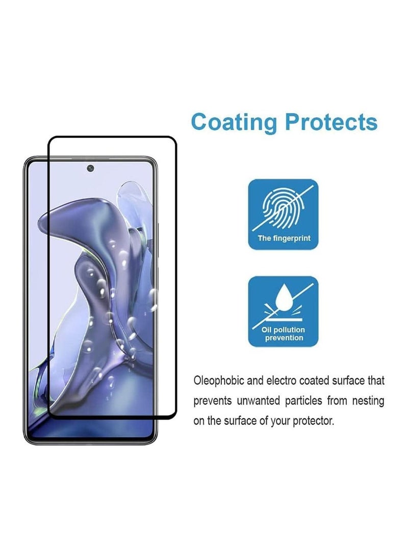 حماية شاشة زجاجية مقسّاة لهاتف OnePlus Nord 2T 5G باللون الأسود - Image 4