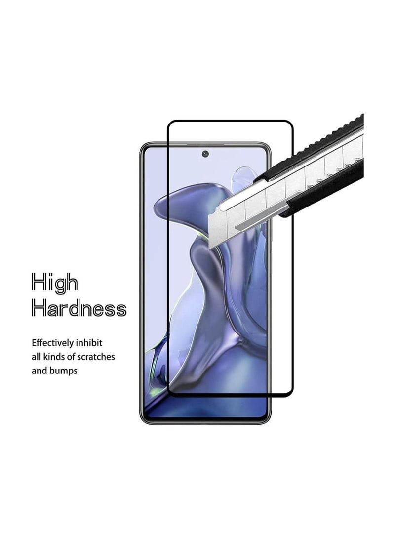 حماية شاشة زجاجية مقسّاة لهاتف OnePlus Nord 2T 5G باللون الأسود - Image 2