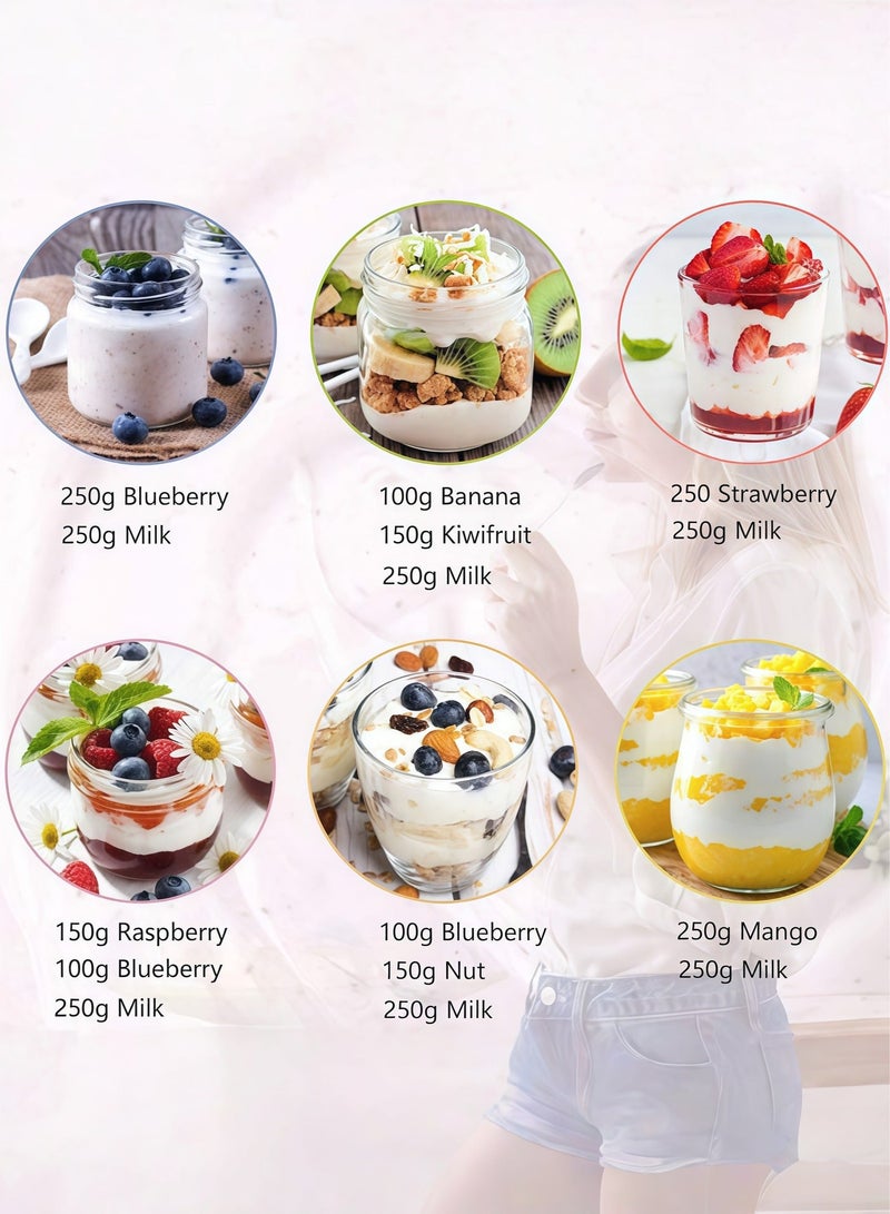 سوكاني صانعة الزبادي ذات السعة الكبيرة من سوكاني، جهاز تخمير الزبادي والآيس كريم المنزلي، تخمير بدرجة حرارة ثابتة، مصنوعة من الفولاذ المقاوم للصدأ، 7 علب مستقلة، 20 واط، قابس بريطاني. - Image 5