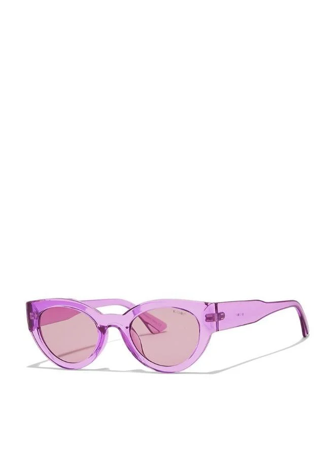 Blackout "BlackOut RAW Women's Cat Eye Sunglasses with UV400 Protection (Purple)"