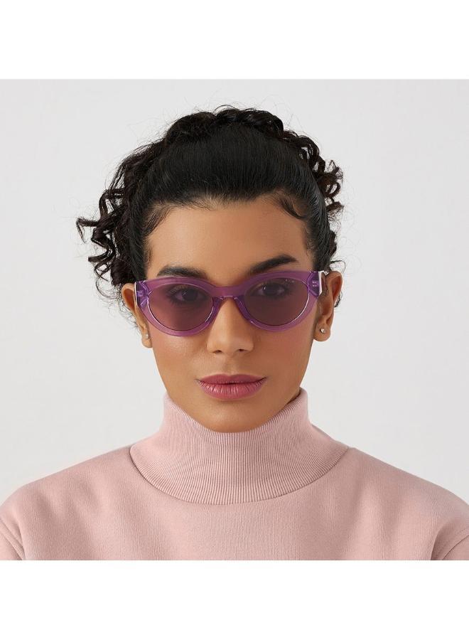 بلاك أوت "بلاك أوت رو نظارة شمسية نسائية طراز عين القطة مع حماية من الأشعة فوق البنفسجية ٤٠٠ (أرجواني)" - Image 4