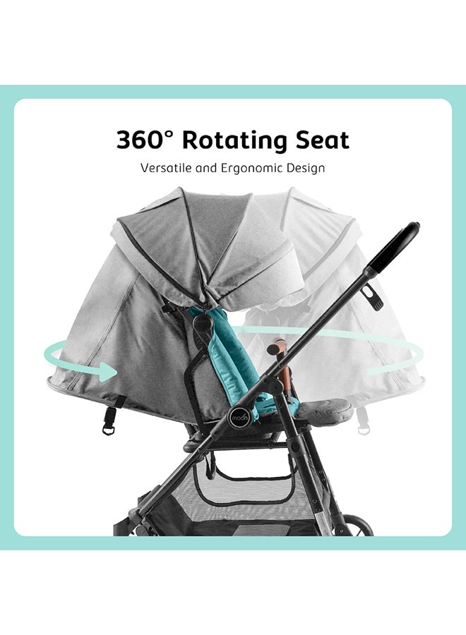 Moon Revo 360 stroller,Grey - Image 3