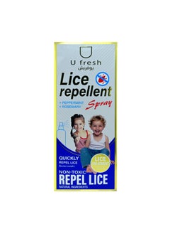 U fresh Anti-lice spray consisting of mint + rosemary, 120 ml  - Image 1