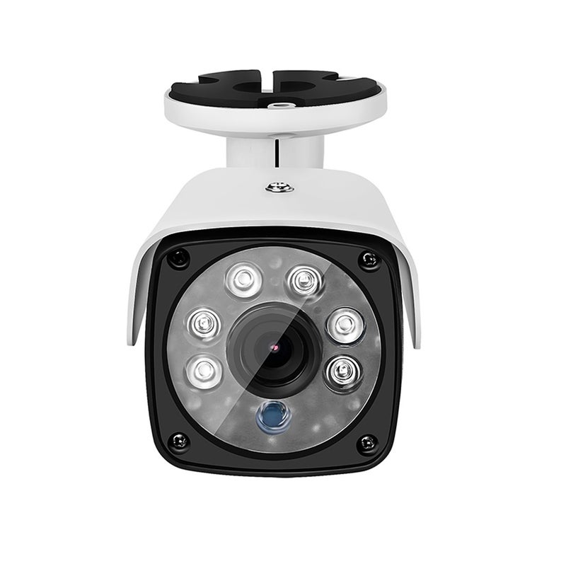 633H2 / A 1080P 3.6mm Lens CCTV DVR Surveillance System IP66 Weatherproof Indoor Security Bullet Camera with 6 LED Array, Support Night Vision(White) - Image 3