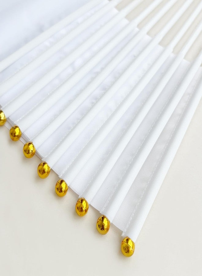 Consummate 25 Pack Solid White Blank Flag Small Mini Plain White DIY Flags On Stick, Party Decorations for Parades, Grand Opening, Kids Birthday, Party Events Celebration, 8.2 x 5.5 inchs, 11.8 inchs - Image 4