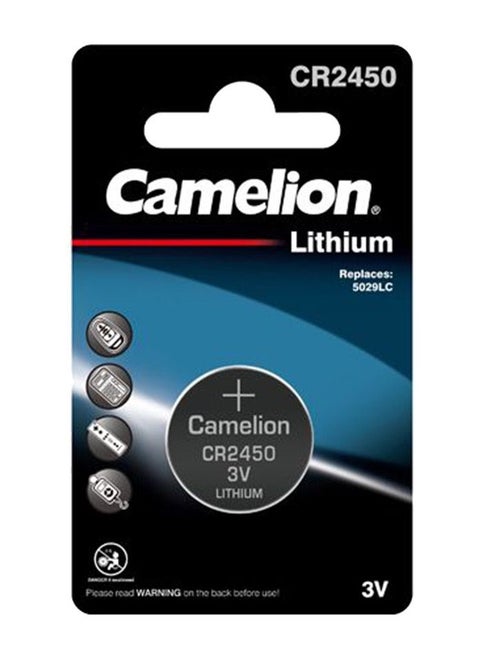 Camelion CR2450 Lithium Button Cell Silver
