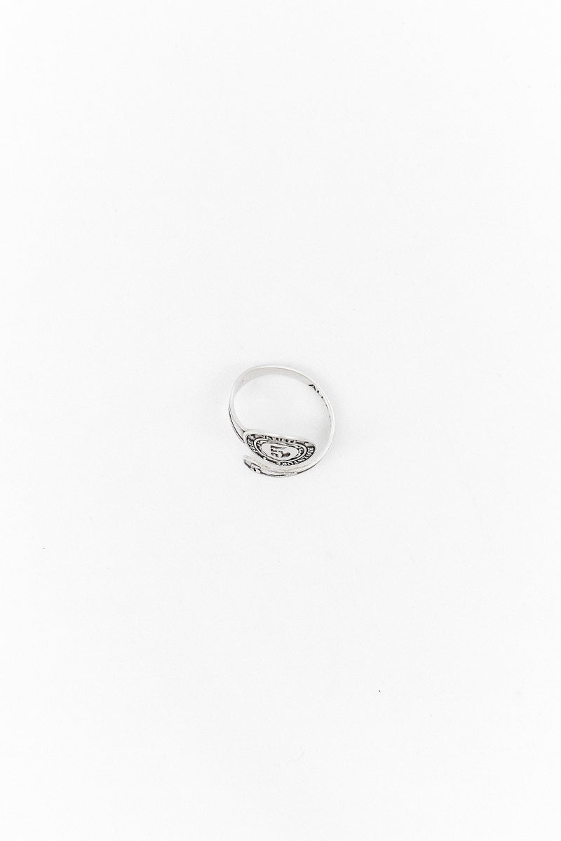 ALEX AND ANI Women Number Five Spoon Sterling Ring, Silver - Image 3