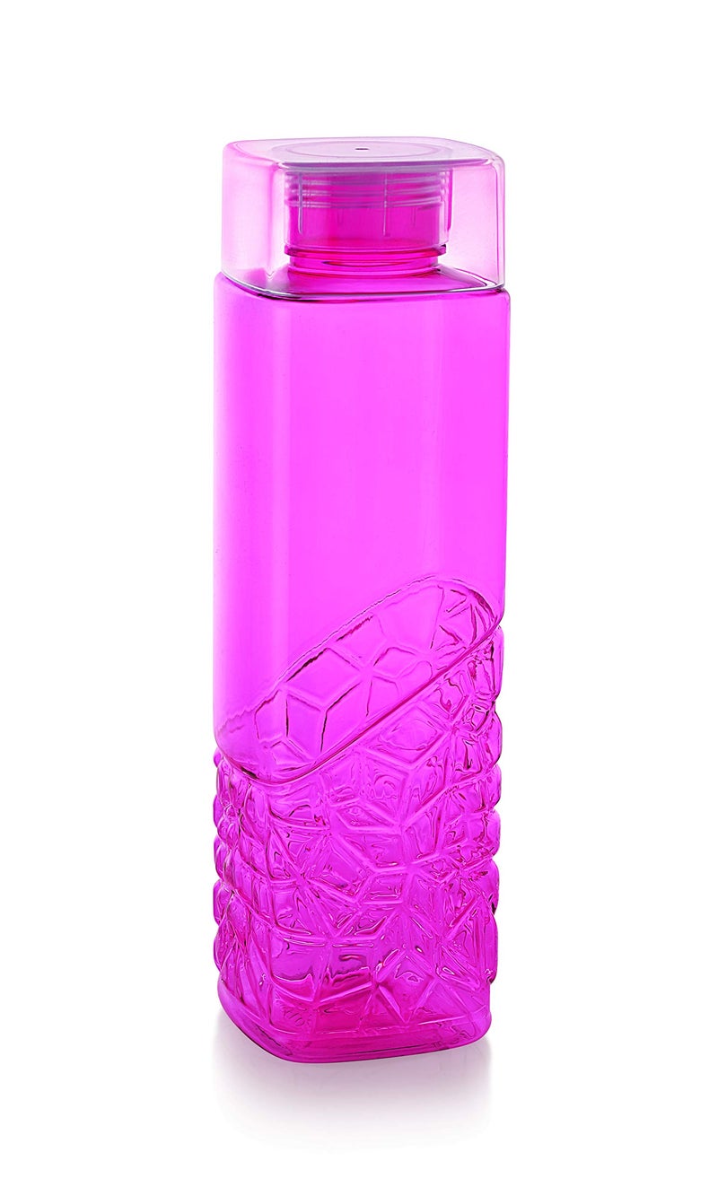 SCL Steelo Steelo Emerald Pet Water Bottle 1000 ml, Set of 4, Color May Vary - Image 4