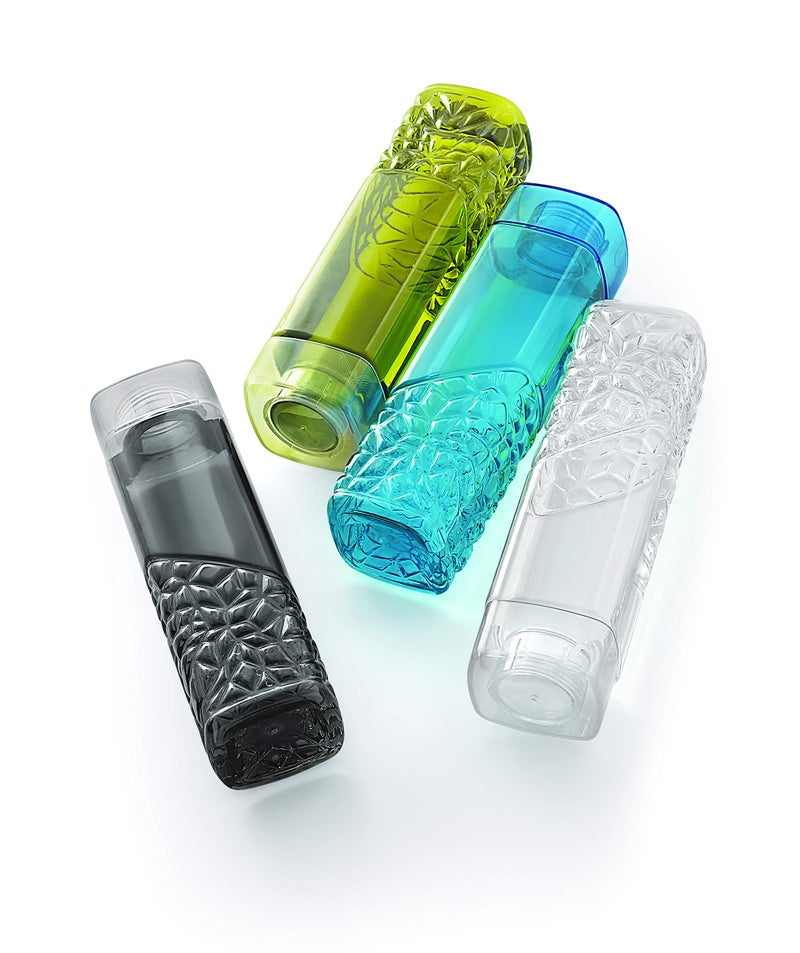 SCL Steelo Steelo Emerald Pet Water Bottle 1000 ml, Set of 4, Color May Vary - Image 1