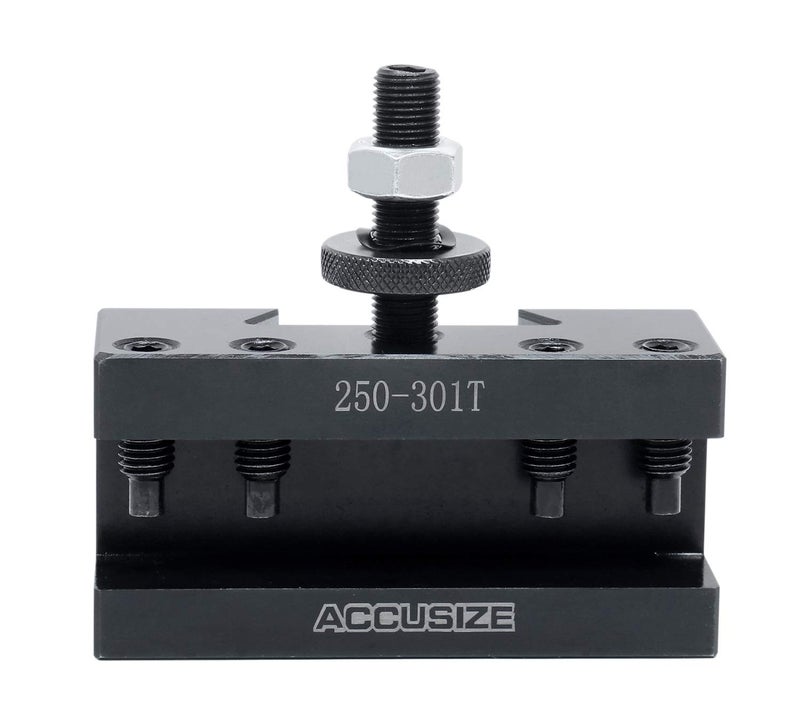 Accusize Industrial Tools CXA Turning and Facing Holder, for 1'' Turning Tools, Quick Change Tool Holder, Style 1, 0250-0301T - Image 1