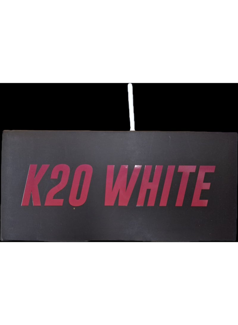كي قيمنق سماعة ألعاب لاسلكية KGaming K20 – ثلاثية الاتصال – أبيض وأسود – صوت 7.1 – ميكروفون عزل – بطارية 25 ساعة - Image 3
