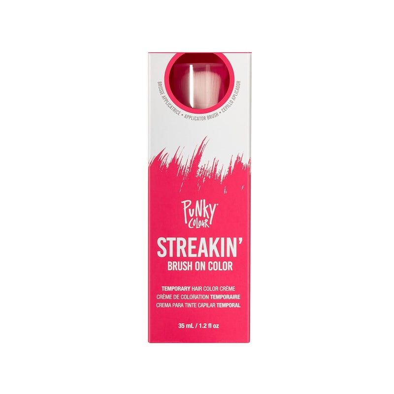 Punky لون مؤقت للشعر باللون الأحمر الماجنتا من بانكي كولور مع فرشاة