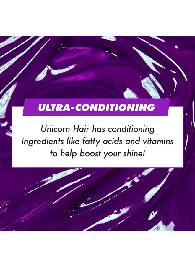 Lime Crime Unicorn Hair Dye, Genie - Deep Violet-Purple Fantasy Hair Colour - Full-Coverage, Ultra-Conditioning, Semi-Permanent, Damage-Free Formula - Vegan - 200ml - Image 2