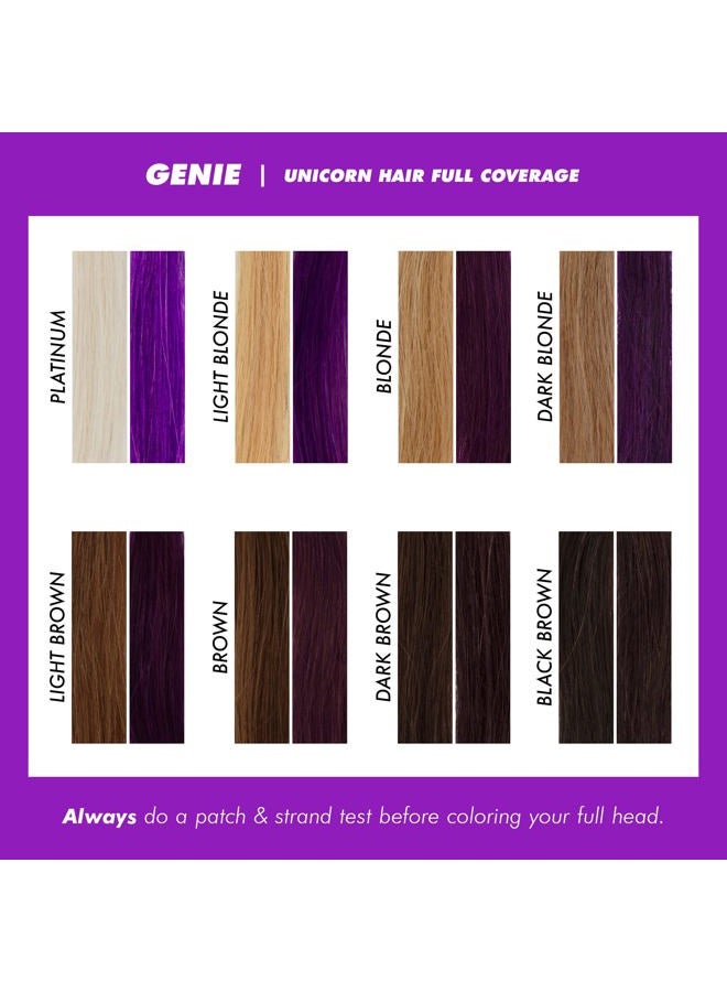Lime Crime Unicorn Hair Dye, Genie - Deep Violet-Purple Fantasy Hair Colour - Full-Coverage, Ultra-Conditioning, Semi-Permanent, Damage-Free Formula - Vegan - 200ml - Image 4