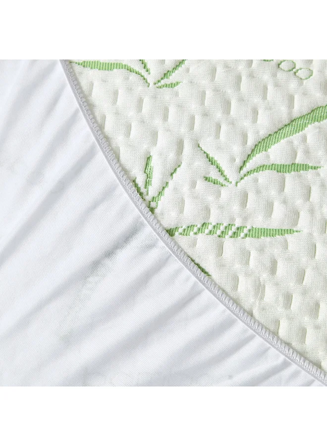 Home Box Bamboo Waterproof Olympic Queen Mattress Protector 200 x 33 x 160 cm