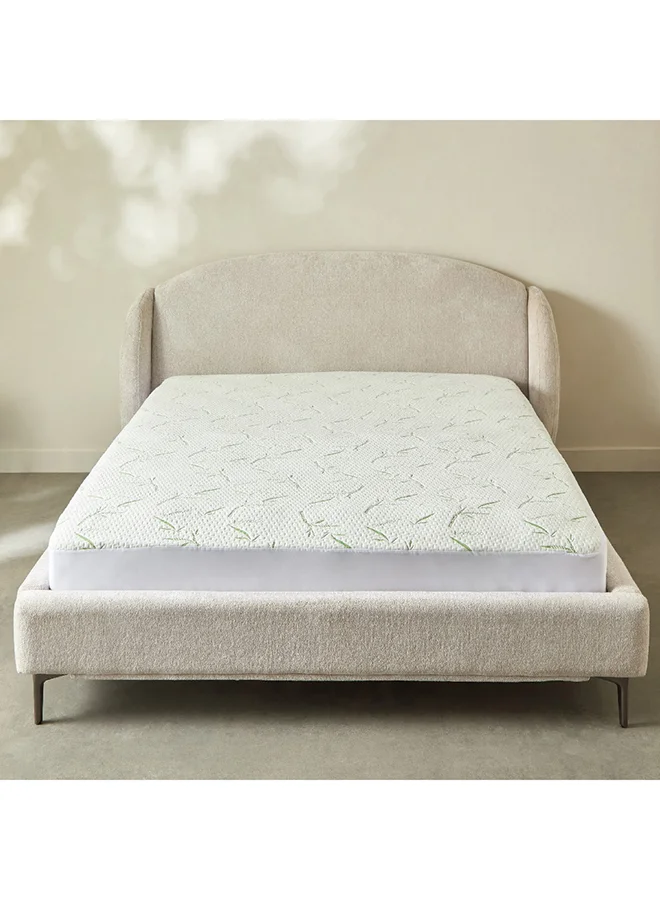 Home Box Bamboo Waterproof Olympic Queen Mattress Protector 200 x 33 x 160 cm