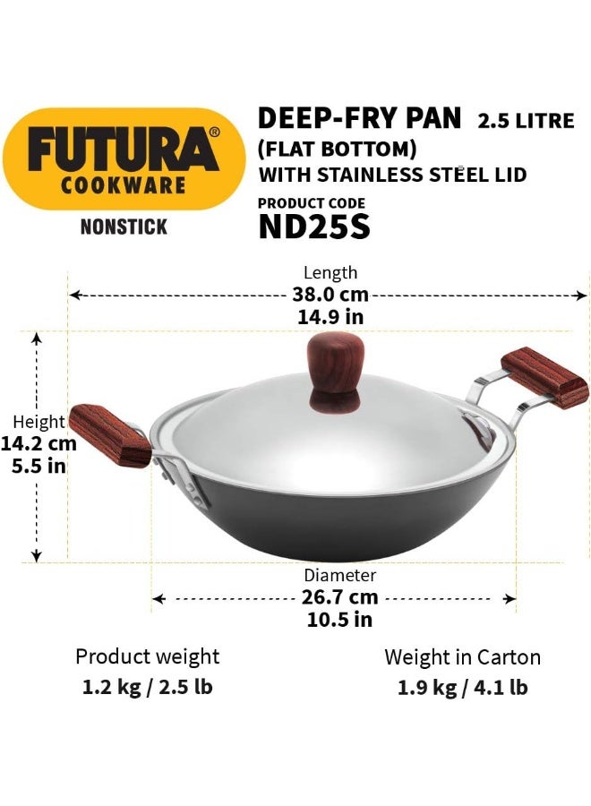 Hawkins مقلاة هوكينز فوتورا NS عميقة القاع مع غطاء SS سعة 2.5 لتر - Image 3