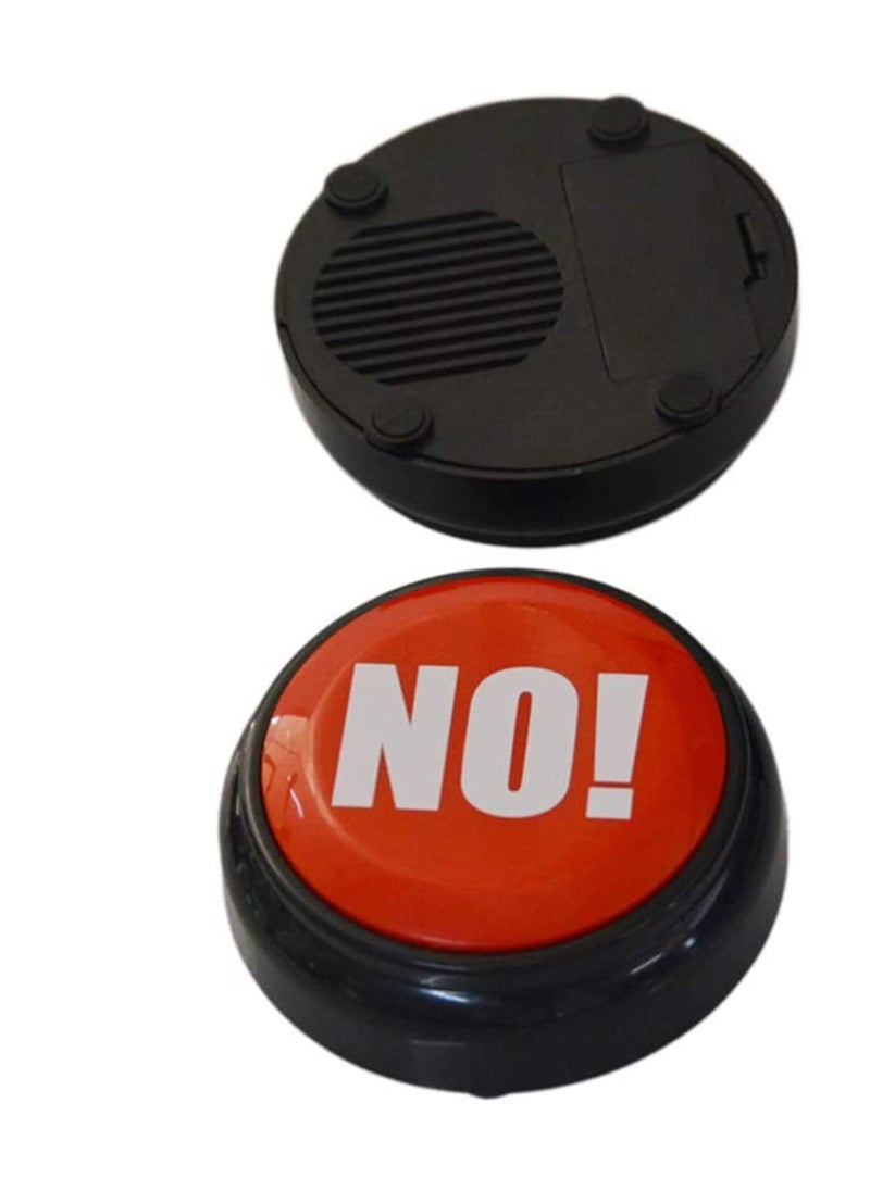 Y&D - Yes No Sound Button Answer Game Buzzer Desktop Toy Board Games Gift for Quiz Contest Without Battery Show, Red Buzzer(Seven Type Sounds) 2 Pcs - Image 1