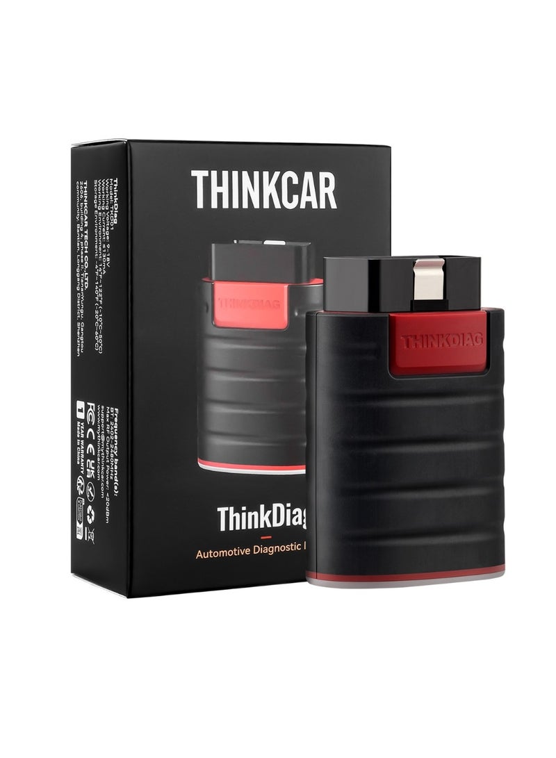 THINKCAR OBD2 Scanner Bluetooth Full System Bidirectional Diagnostic Scan Tool OE Level Code Reader with ECU Function 15+ Reset Service FCA AutoAuth All Software 1 Year Update Fits for iOS & Android - Image 2