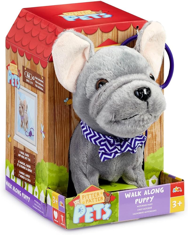 Addo Pitter Patter Walk Along Puppy Battery Operated, Walk Along Pet, Electronic Toy - Image 1