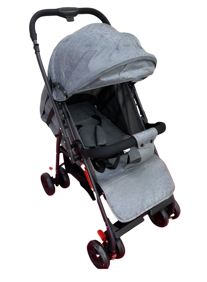 MULHEM Compact Newborn Baby Stroller Easy Fold Design  Canopy Swivel Wheels