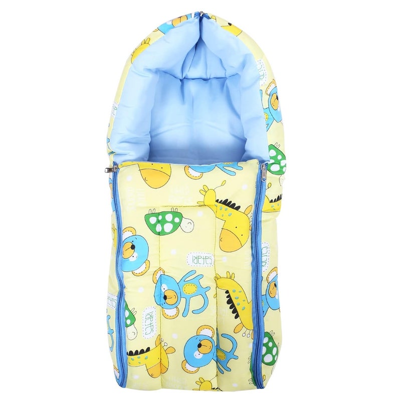 RAMPKD RAMPKD 3 in 1 Baby Bed, Sleeping Bag & Carry Nest, Cotton Baby Bedding for New Born & Infant, Portable Bassinet, Unisex Baby Sleeping Bed, Multi (Pack of-1)  - Image 2