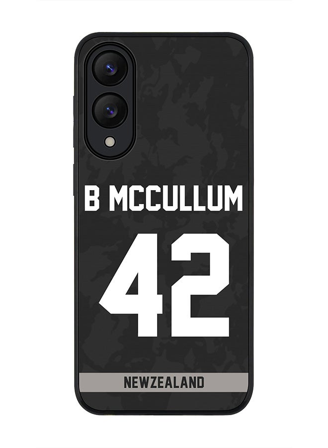 Stylizedd For Samsung Galaxy S25 Edge Case,Slim fit Camera Protection, Shockproof Thin Phone cover  - New Zealand Brendon McCullum, Jersey No 42