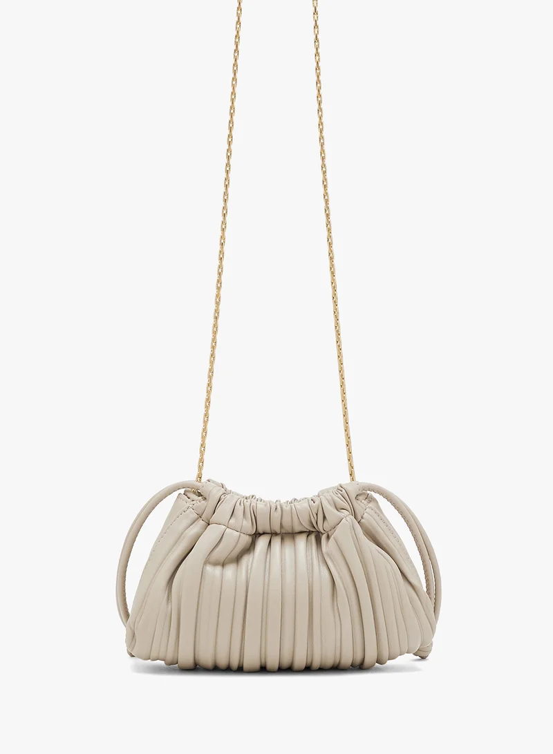 CALVIN KLEIN Casual Plisse Mini Drawstring Bag